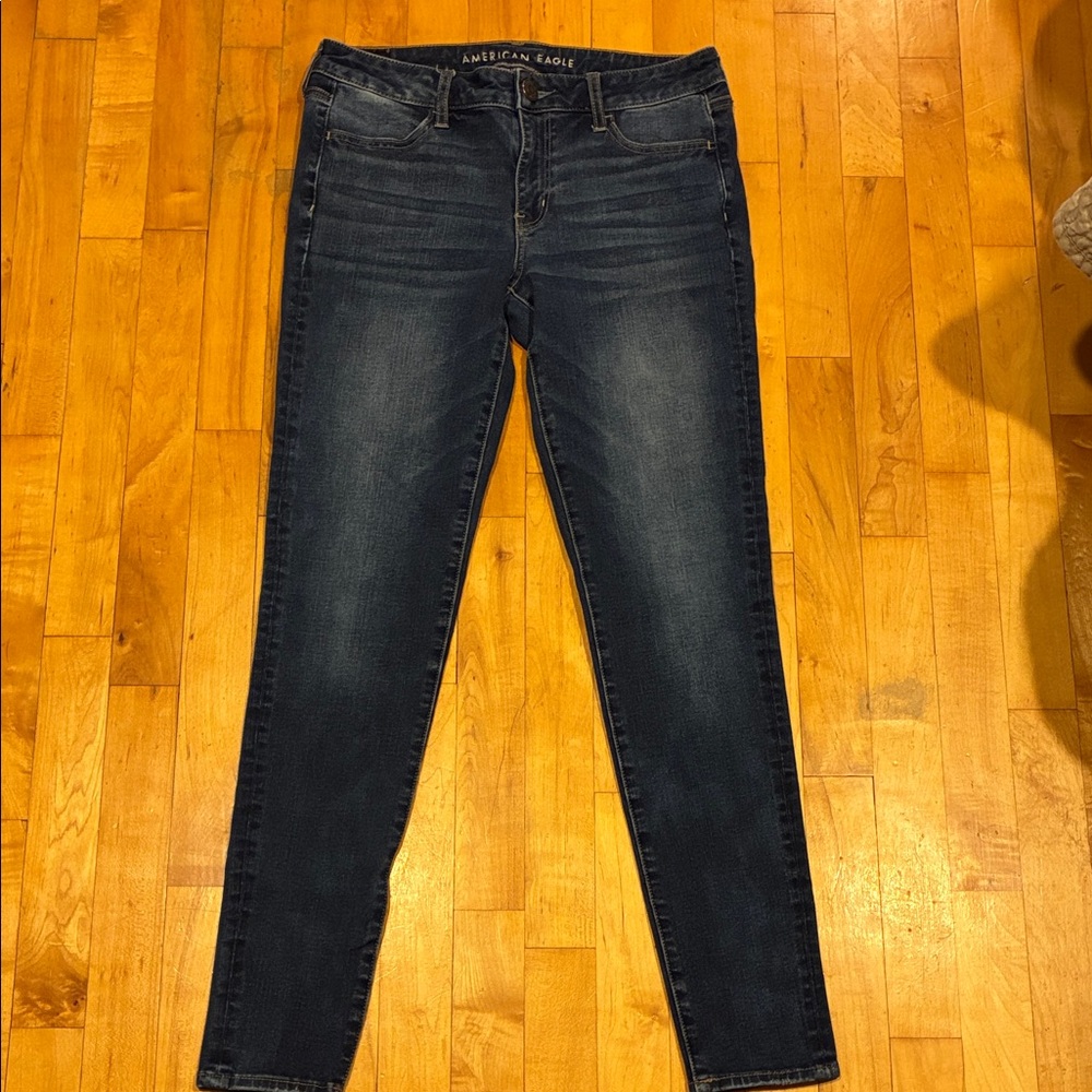 American Eagle Outfitters Women's Deep Indigo Jeggings